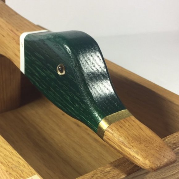 NUT QUACKERS Rare Vintage Wooden Mallard Drake Duck Nutcracker | 9.5" x 6" - Picture 3 of 16